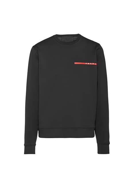 prada pullover herren sale|Prada sweatshirt men.